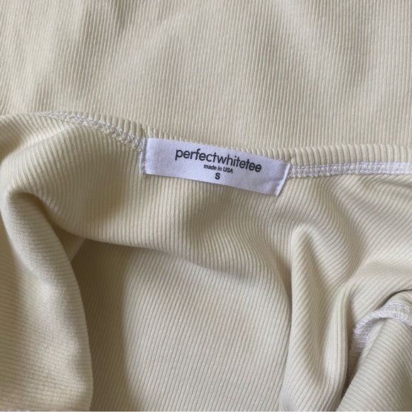 Perfect White Tee Ribbed Sleeveless Midi Blondy Dress - Picture 13 of 13